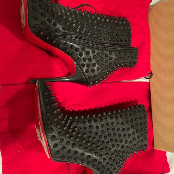 Christian Louboutin SNAKILTA 100 NAPPA boots - Picture 5 of 13